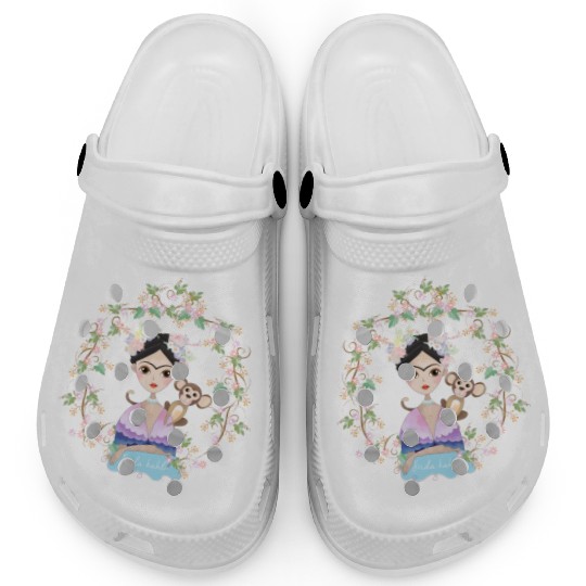 Frida Kahlo girl's Clogs