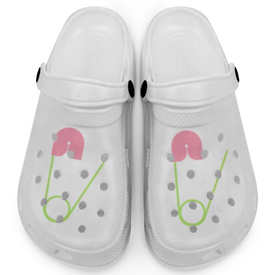 Safety pin open Clogs
