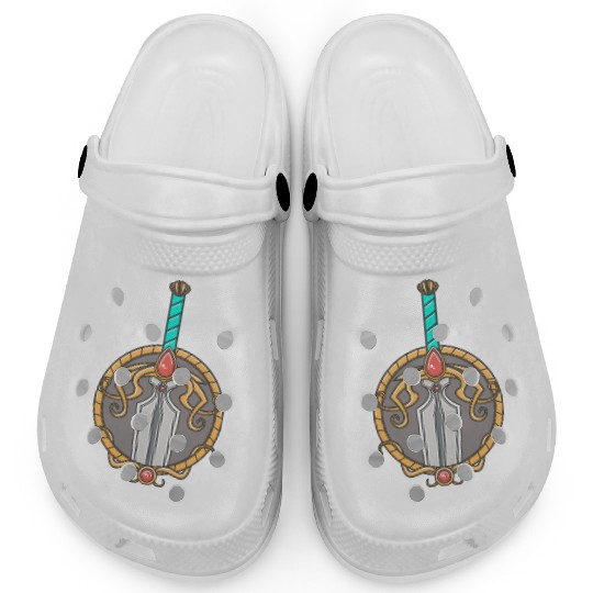 sword emblem Clogs
