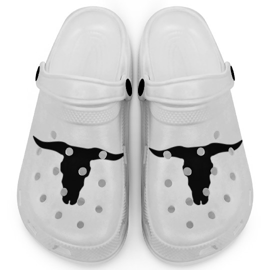 buffalo skull Clogs