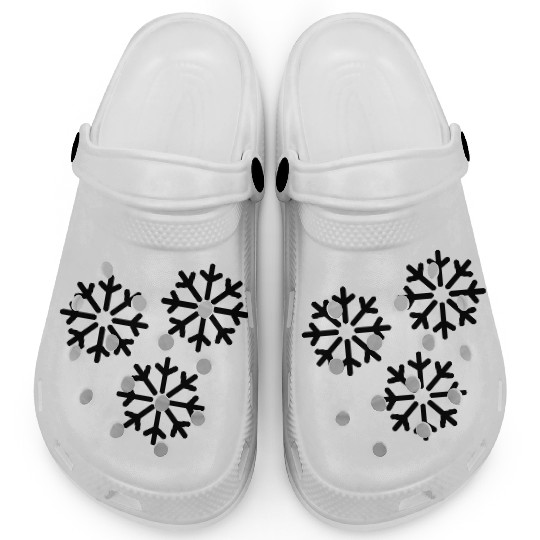 snowflakes Clogs