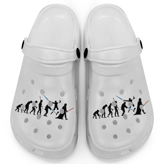 Evolution of Darth Vader Clogs