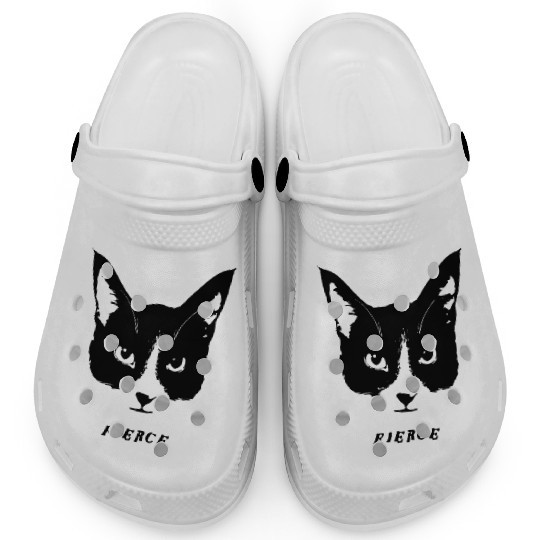 Fierce Cat Face Clogs