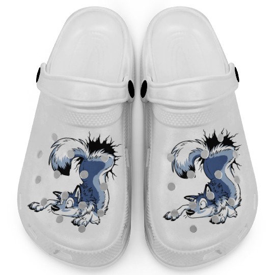 UN-STUCK Blue Husky Clogs