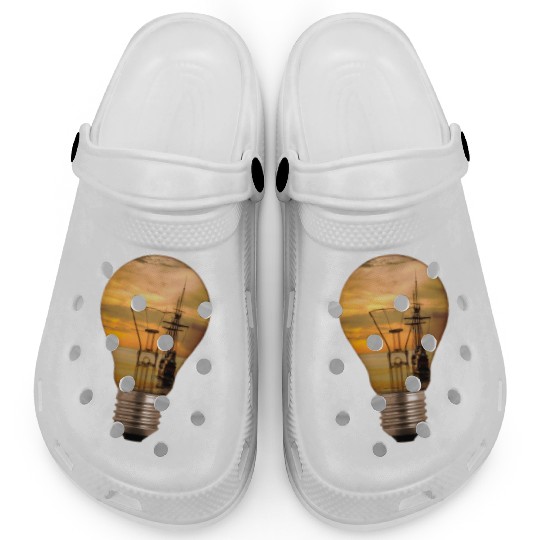 ship boat canoe sailboat submarine yacht anchor241 Clogs