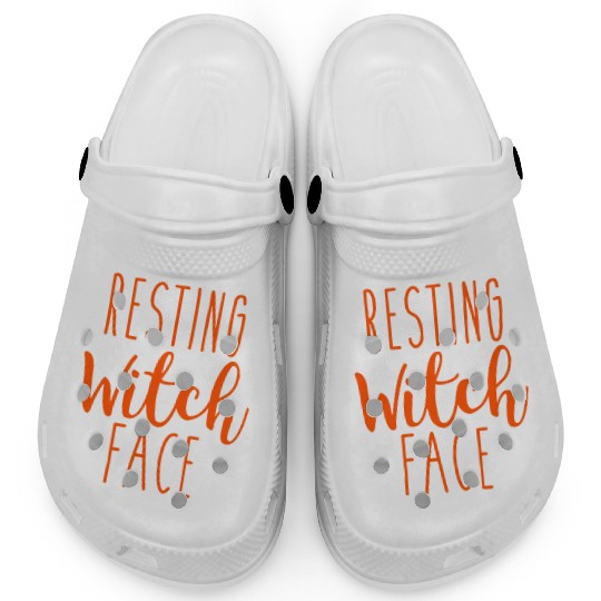 Resting witch face Clogs