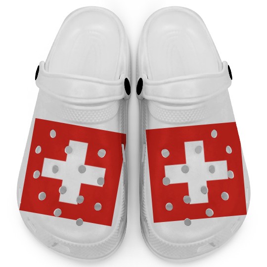 flag switzerland Clogs