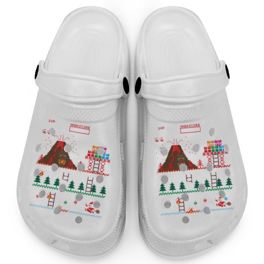 Santa vs Krampus: Merry 8-bit Christmas Clogs