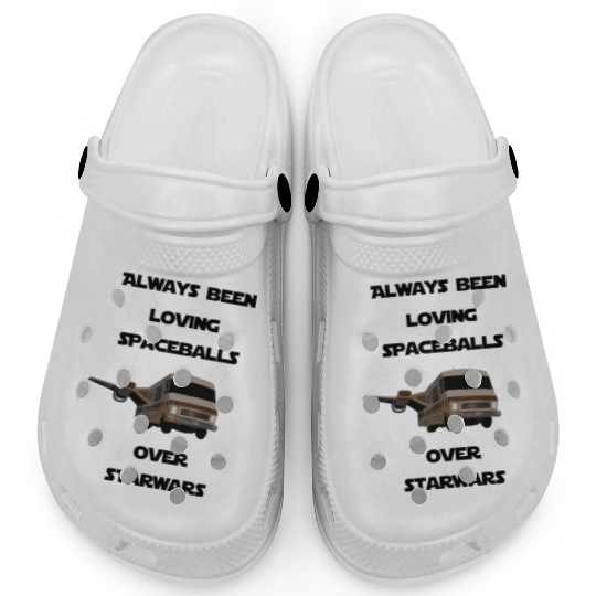 spaceballs over starwars Clogs