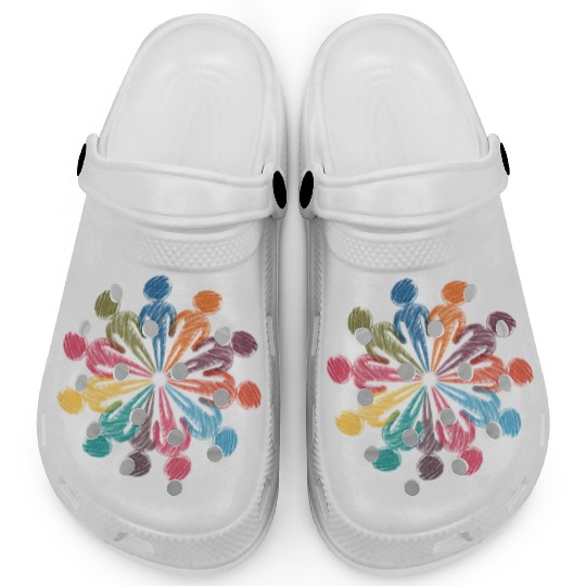 weltfrieden auf erden world peace on earth love179 Clogs