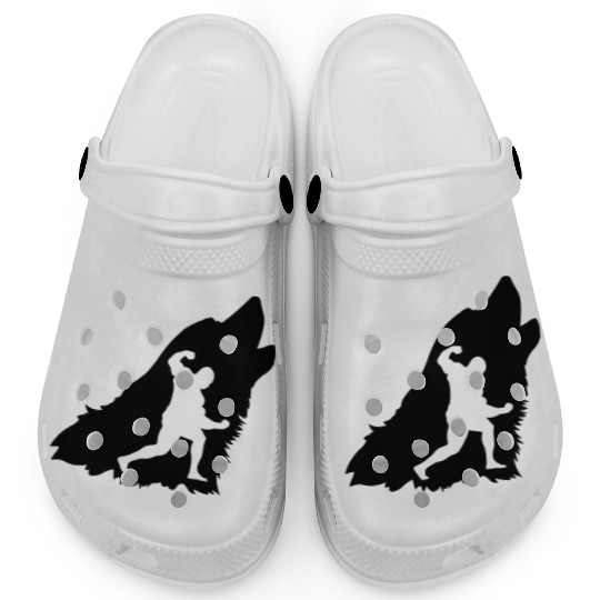 wolf body builder Clogs