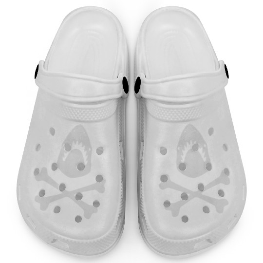 Shark crossbones Clogs