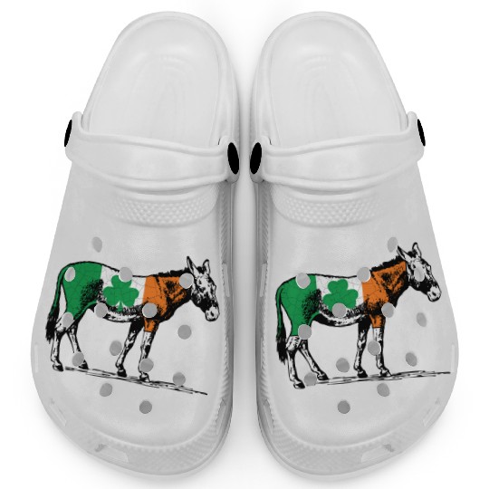 Irish Flag Donkey Clogs
