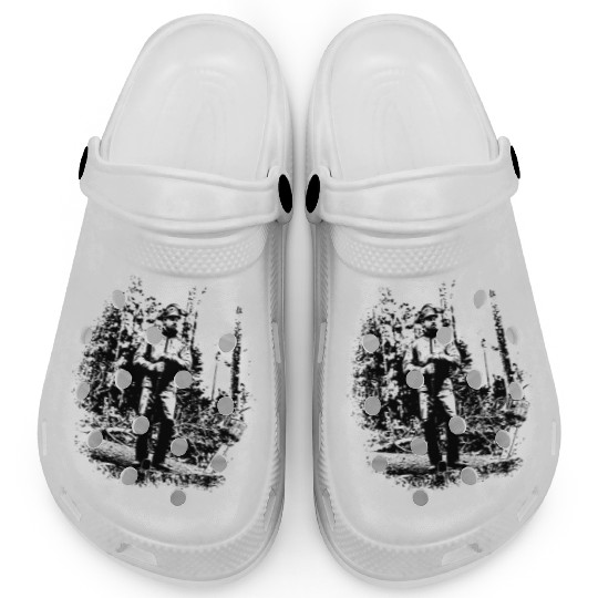 Forestry worker in timber harvest Clogs