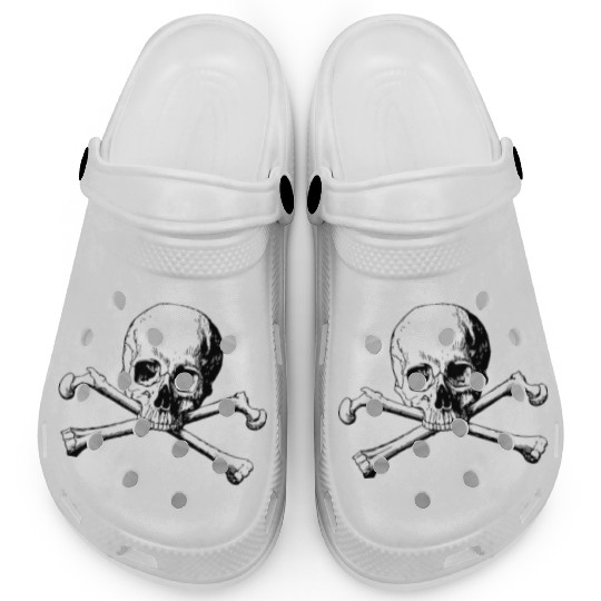 crossbones skull Clogs