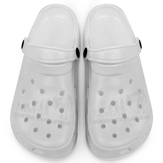 Human Evolution Robot Clogs