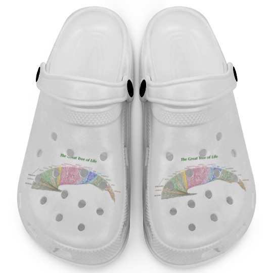 Evolution Cousin Tree of Life for Dark Garments Clogs