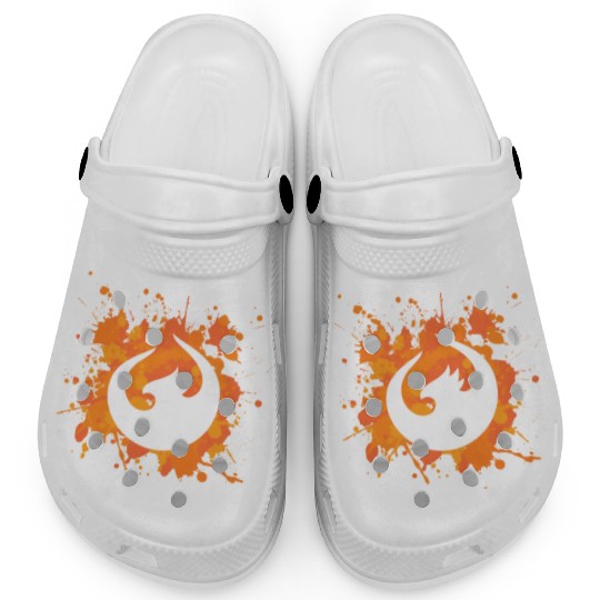 UI5 Phoenix Splash Orange Clogs