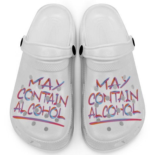 MAY CONTAIN ALCOHOL 2 Clogs