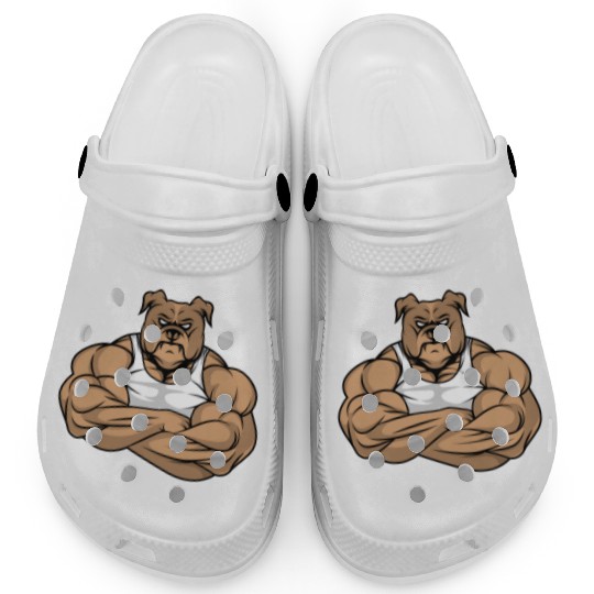 Dog Canine Pet Bulldog Pitbull Doberman Pug Gift I Clogs