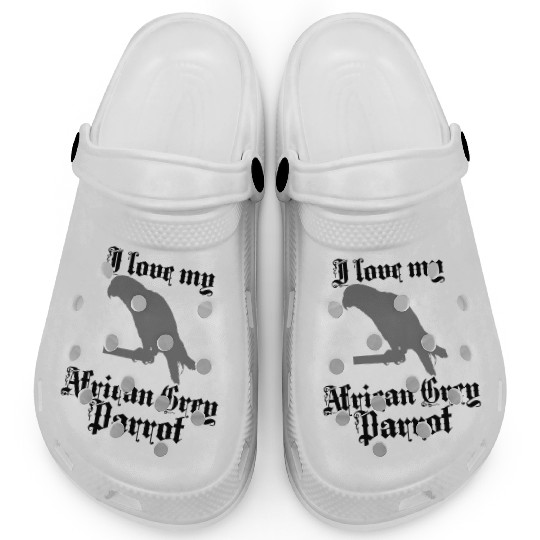 grey parrot Clogs