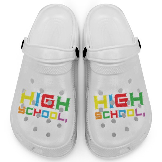 Okay High School Get Party Started Back School Clogs