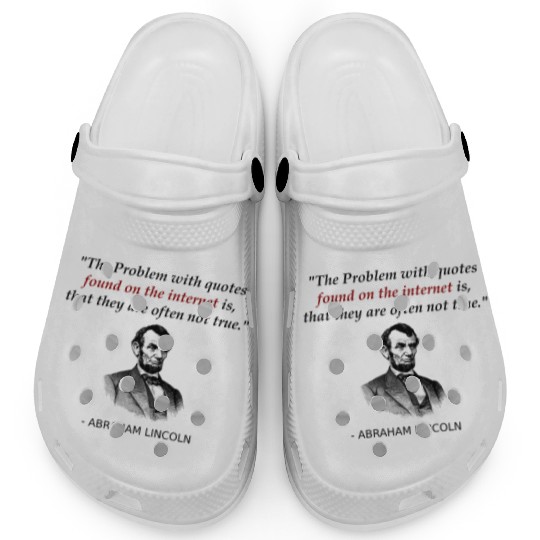 Funny Abraham Lincoln History Teacher Clogs Source