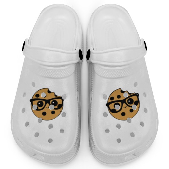 i teach smart cookies nerd Clogs funny chef