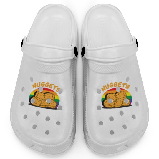 Funny Chicken Nuggets LGBT Clogs