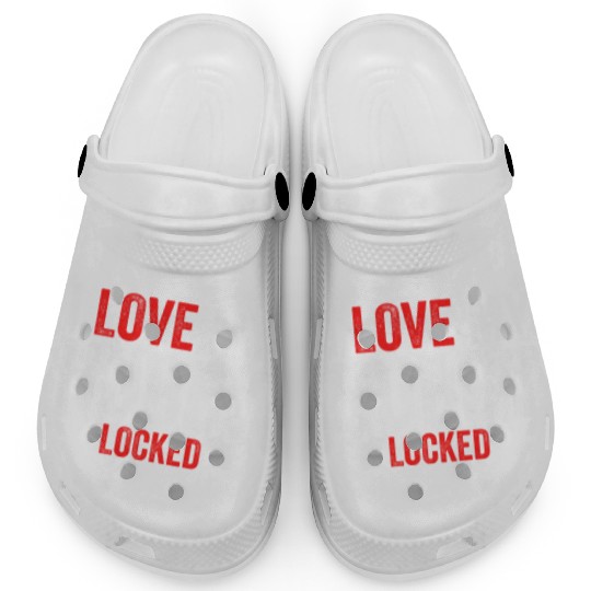 I Love My Hubby Locked Clogs