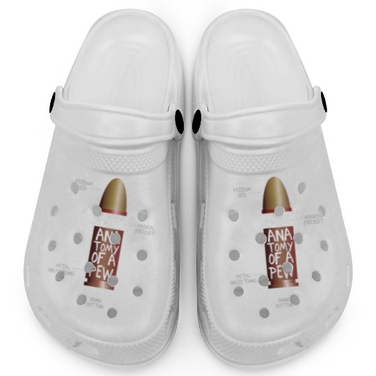 The anatomy of a pew funny bullet assembly Clogs