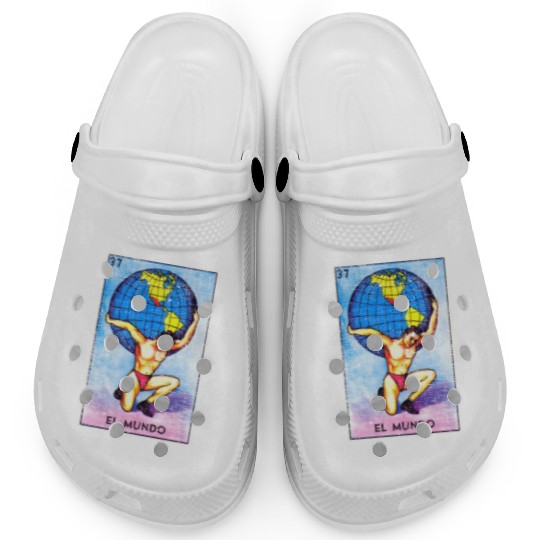 El Mundo Mexican Loteria Bingo Card Clogs