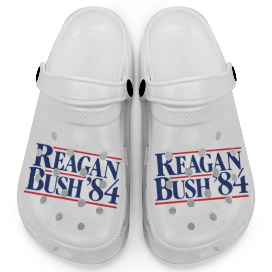 Reagan Bush '84 Clogs