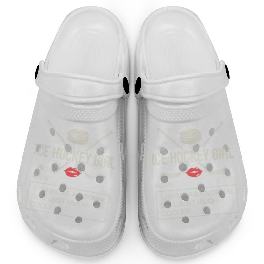 ICE HOCKEY: Ice Hockey Girl Clogs