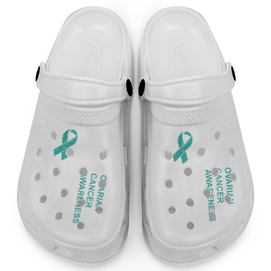 USA Flag Ovarian Cancer Awareness Clogs