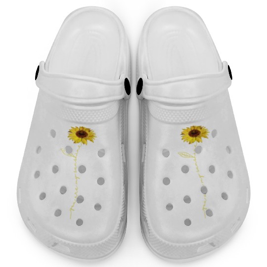 You Are My Sunshine Hippie Sunflower girlfriend Clogs