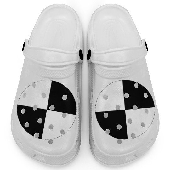 Crash Test Dummy Logo Clogs