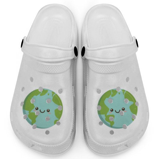 Dont Be Trashy Earth, Fun Save The Planet Clogs