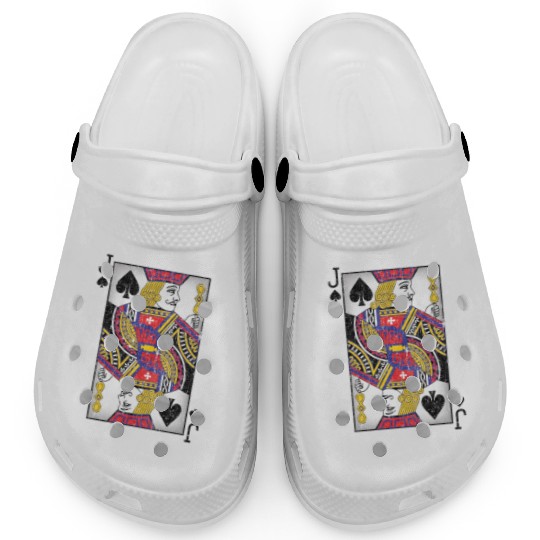 jack of spades playing card Clogs