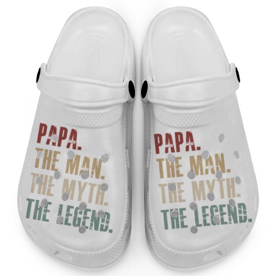 papa the man the myth the legend Clogs