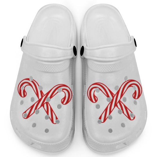 2 candy cane cross x delicious candy sugar sweet h Clogs