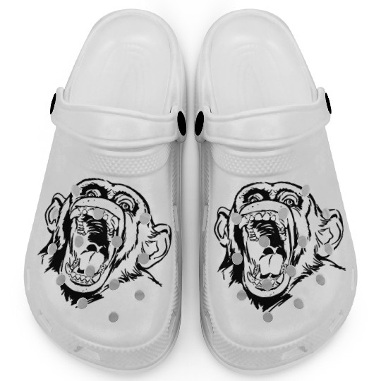 Angry monkey face Clogs