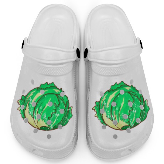 Retro Vintage Grunge Style Lettuce Clogs