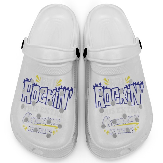 Down Syndrome Awareness Support Trisomy 21 Gift Clogs
