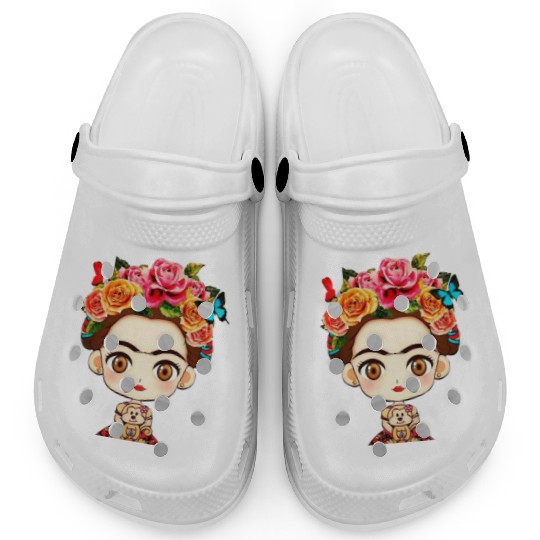 FRIDA KAHLO woman Clogs