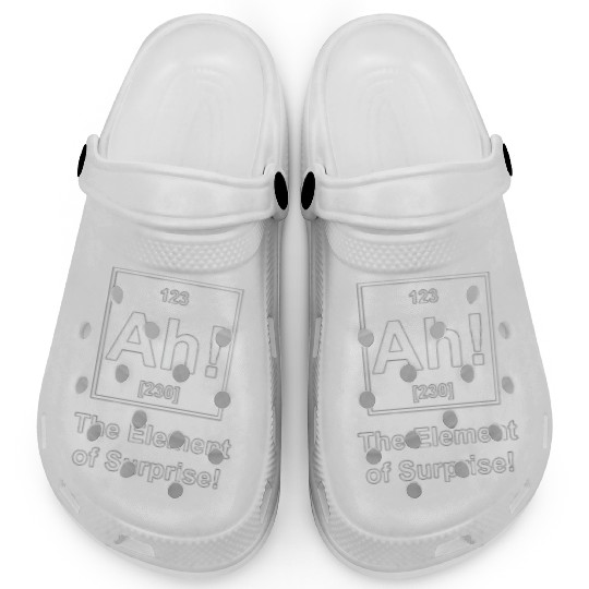 Ah! The Element of Surprise Clogs