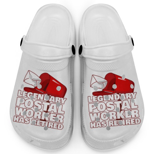 Funny Post Office Retired Postal Worker Gift Idea Clogs