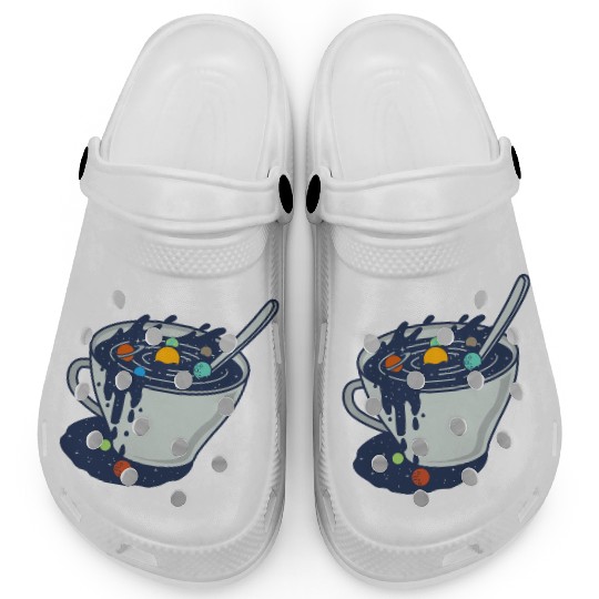 Galaxy Physics Science Coffee Universe Gift Idea Clogs