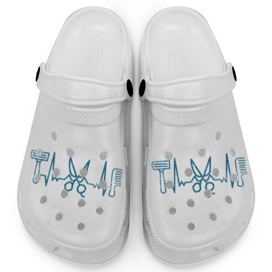 Hair Stylist Heartbeat Clogs