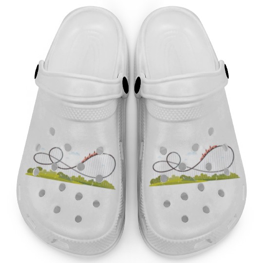 Roller Coaster Addiction Clogs